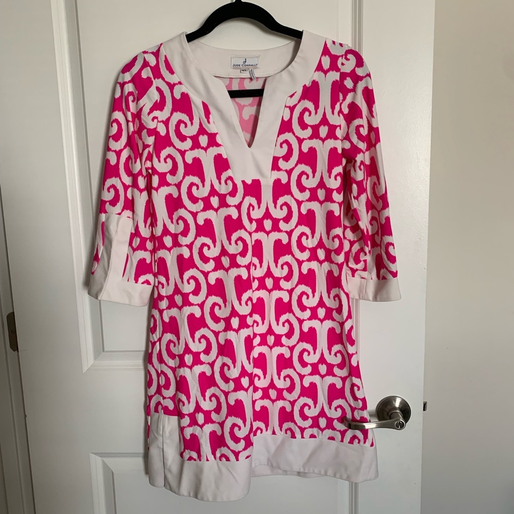 Jude Connally Pink Pattern Dress